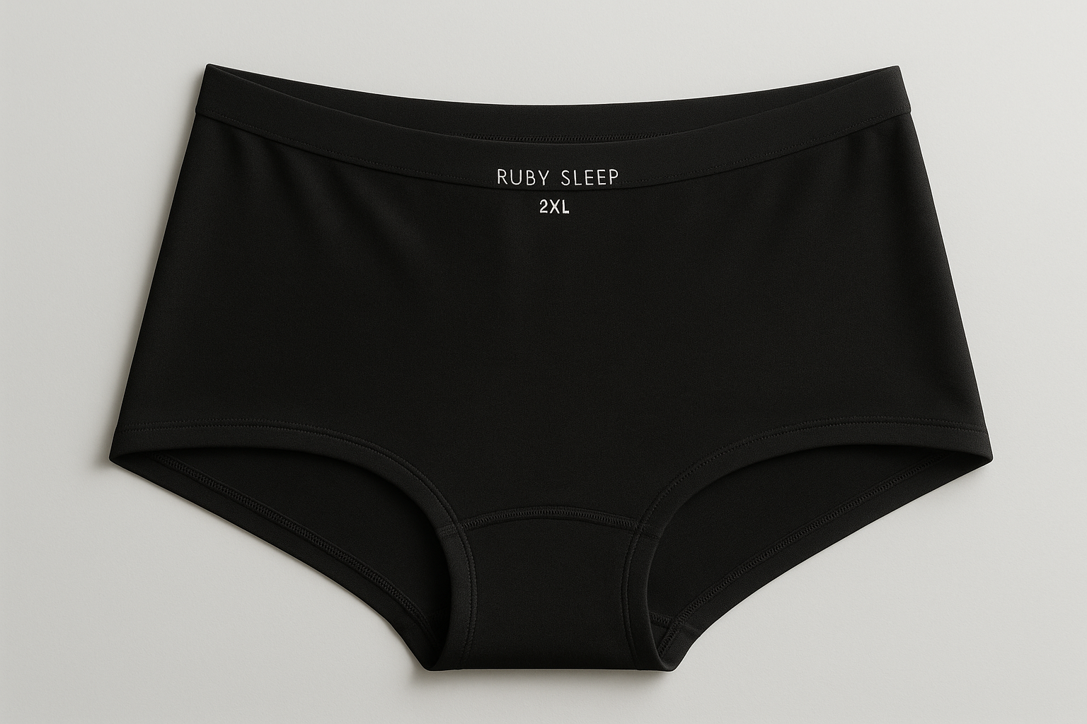 Ruby Sleep Boyshorts size 2XL color Black